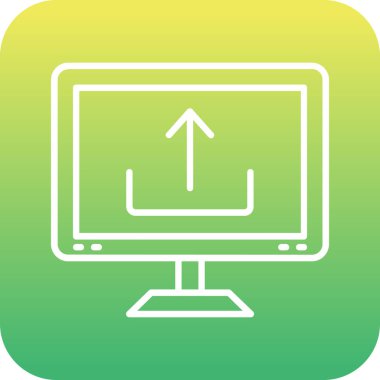 Eşsiz Tv Vektör Satır Simgesi