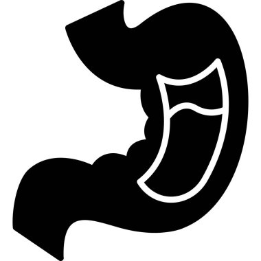 Siyah bir simgenin vektörü