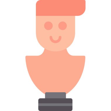 Kazanan düz vektör simgesi