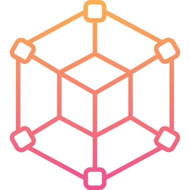 şebeke. Web simgesi basit illüstrasyon