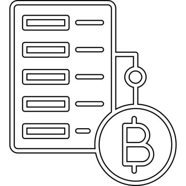 blockchain simgesi, modern vektör illüstrasyon tasarımı