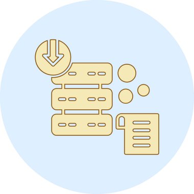 Dosya. Web simgesi basit illüstrasyon