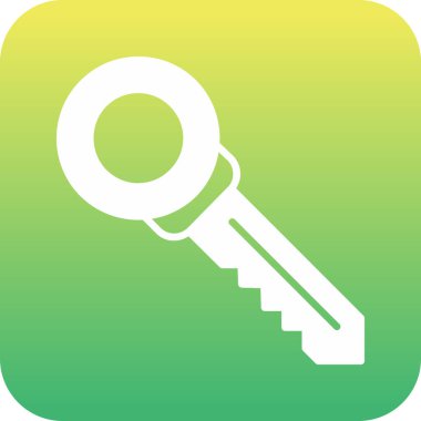 anahtar simgesi, vektör illüstrasyon tasarımı