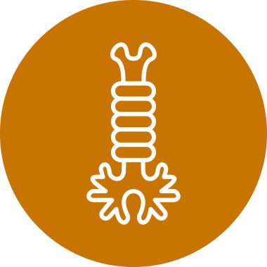 İnsan gövdesi simgesinin vektör illüstrasyonu