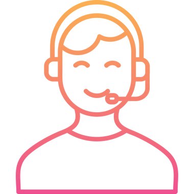 Müşteri desteği. Basit resimleme