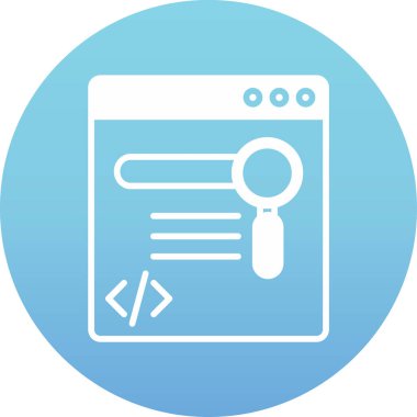 seo modern simgesinin vektör illüstrasyonu