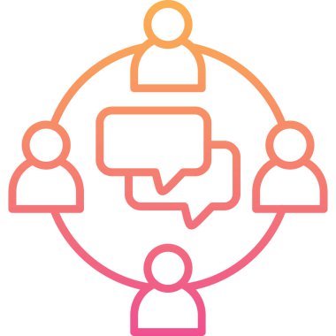 İletişim. Web simgesi basit illüstrasyon