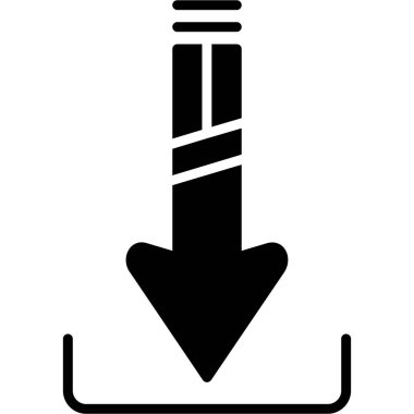 ok simgesi vektör illüstrasyonu