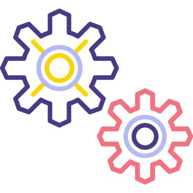 Modern simgenin vektör illüstrasyonu