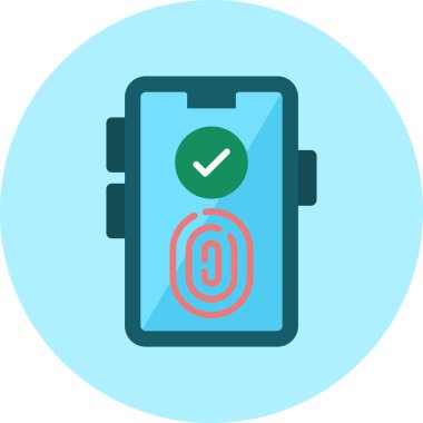 akıllı telefon simgesi vektör illüstrasyonu