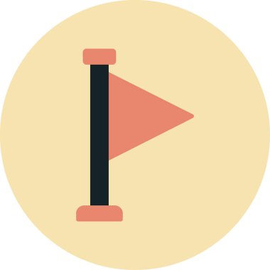 Tek bir simgenin vektör illüstrasyonu