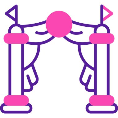 Salla. Web simgesi basit illüstrasyon