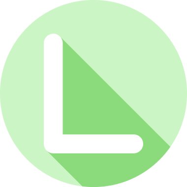 Sağ aşağı ok simgesi