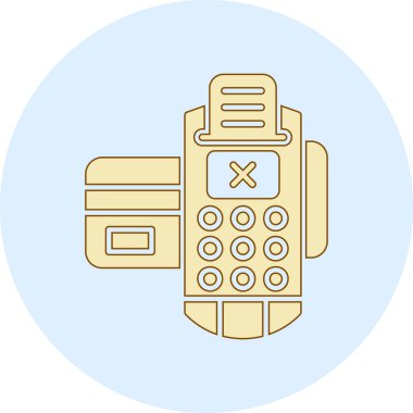 ATM simgesi. Ağ için basit atm vektör simgeleri çizimi