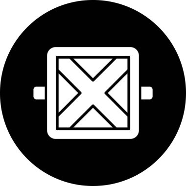 Modern b 'nin vektör illüstrasyonu eksik simgesi