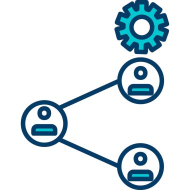 Modern simgenin vektör illüstrasyonu