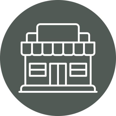 Vektör illüstrasyonu, bina simgesi