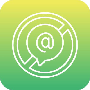 Vektör sohbet simgesi illüstrasyonu