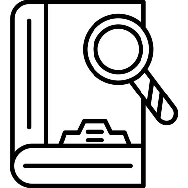 Arama simgesi tasarımı, vektör illüstrasyonu