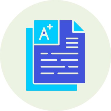 Dosya simgesinin vektör illüstrasyonu