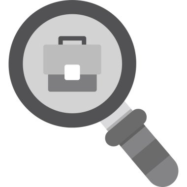 Büyüteç simgesini vektör çizim