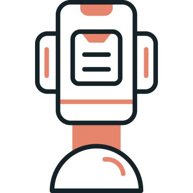 Modern bir simgenin vektör illüstrasyonu