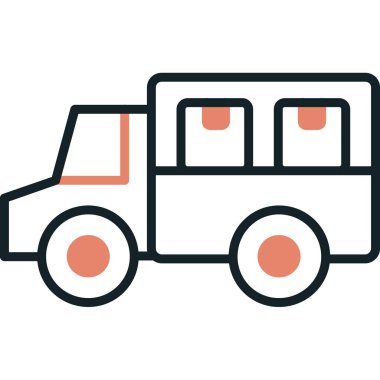 kamyon simgesi çizimi