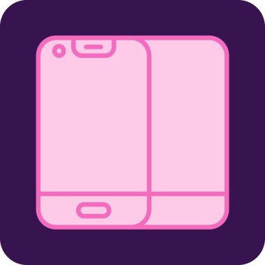 - Telefon. Web simgesi basit illüstrasyon