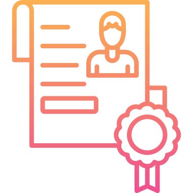 Rozet. Web simgesi basit illüstrasyon