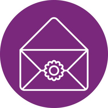 Posta simgesinin vektör illüstrasyonu