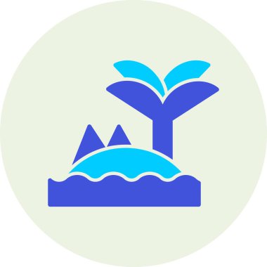 Bitki simgesinin vektör illüstrasyonu