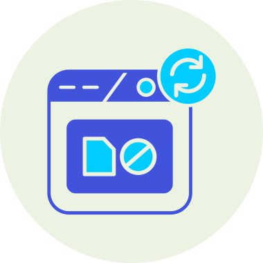 Kamera. Web simgesi basit illüstrasyon