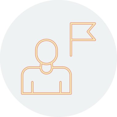 man simgesi vektör illüstrasyonu