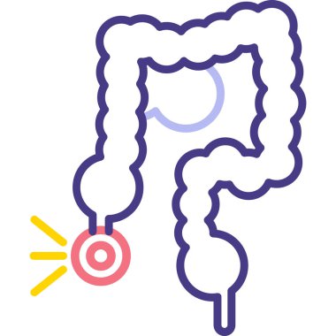 Moda tarzı izole edilmiş arka planda bakteri simgesi