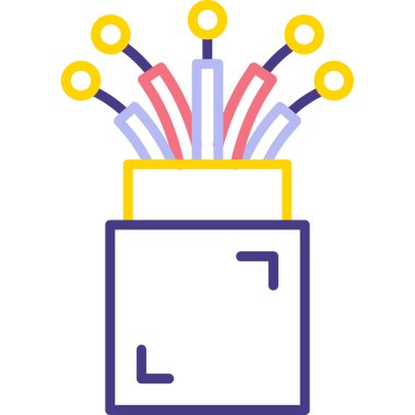 ağ simgesi basit vektörü