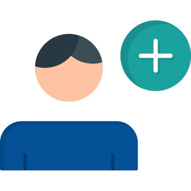 man simgesi vektör illüstrasyonu