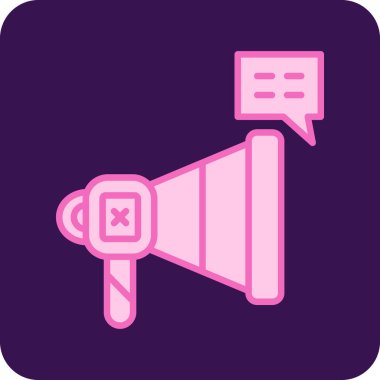 megafon hoparlörü vektör illüstrasyon tasarımı