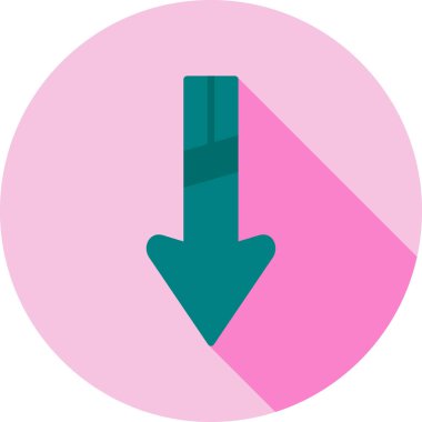 ok simgesi, vektör illüstrasyonu