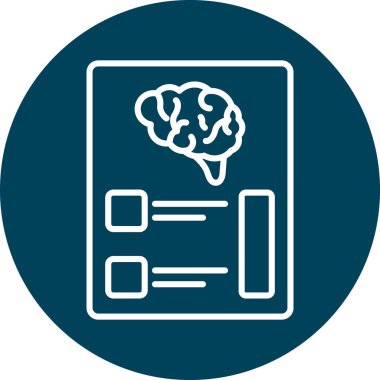 Moda tasarım arka planında beyin simgesi