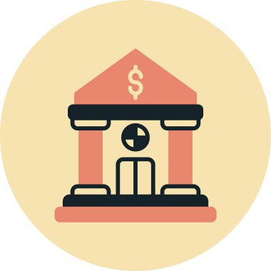 Bina. Web simgesi basit tasarım