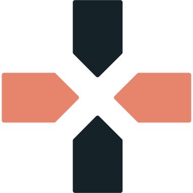 Düz stil hastane tıbbi simgesi