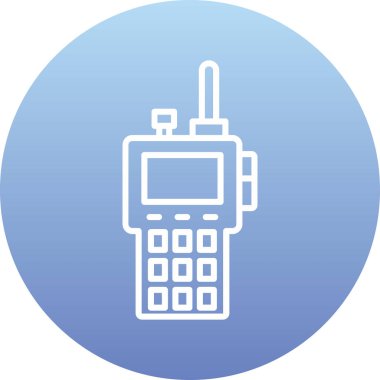 İllüstrasyon Walkie talkie Simgesi