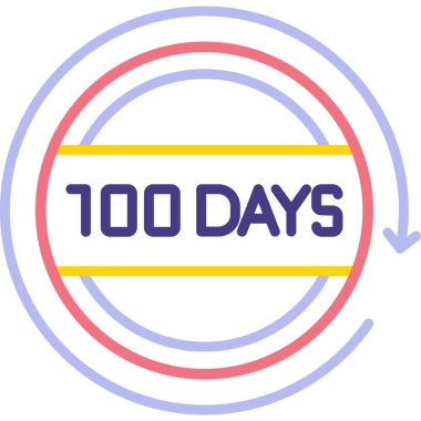 10 yıl vektör simgesi