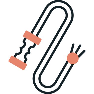 İp atlama. Basit illüstrasyon