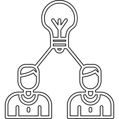 iş fikri konsepti simgesi