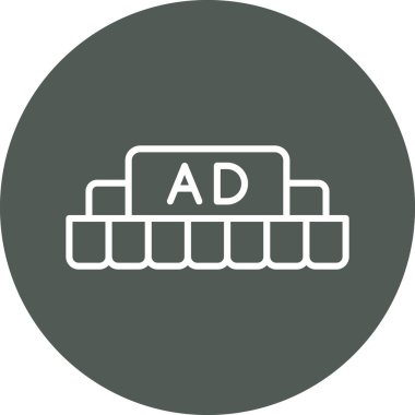 Seo simgesinin vektör illüstrasyonu