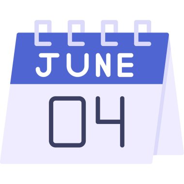 Takvim simgesi tasarımı, vektör illüstrasyonu