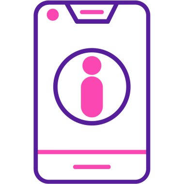 mobil simge vektör illüstrasyonu