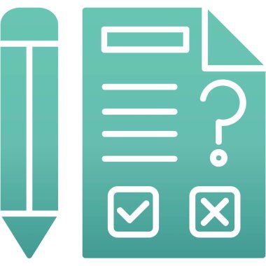 işaretleme ve belge simgesi, vektör illüstrasyonunu işaretle