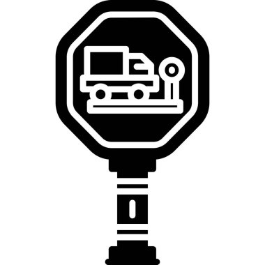 trafik ışığı simgesinin vektör illüstrasyonu
